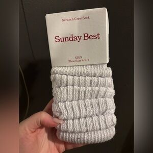 Ladies size 4-7 scrunch socks from Aritzia